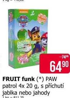 Tyčinka ovocná Fruit Funk