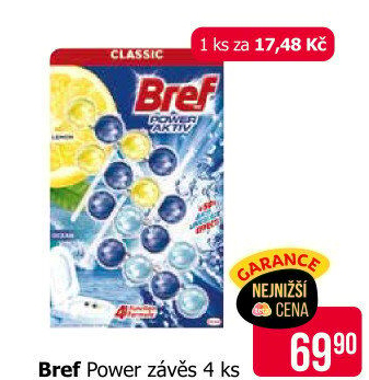 WC blok tuhý Power Aktiv Bref