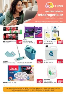 akční leták Teta drogerie 27.2.2025-11.3.2025