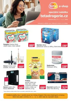 akční leták Teta drogerie 27.2.2025-11.3.2025