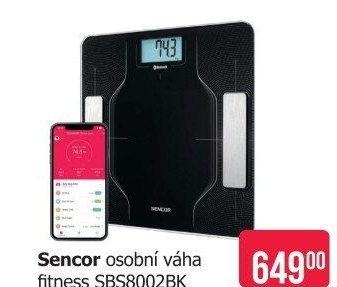 Osobní váha Sencor SBS8002BK