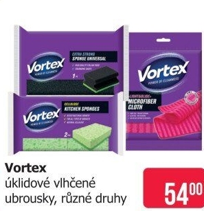 Úklidové vlhčené ubrousky Vortex
