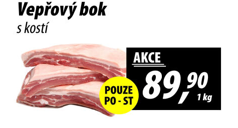 Vepřový bok s kostí