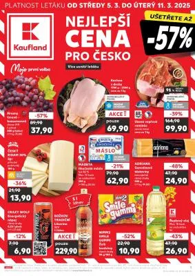akční leták Kaufland 5.3.2025-11.3.2025
