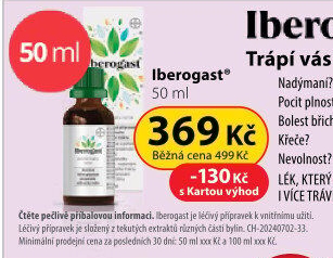 Kapky na zažívání Iberogast Bayer