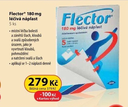 Náplasti léčivé Flector