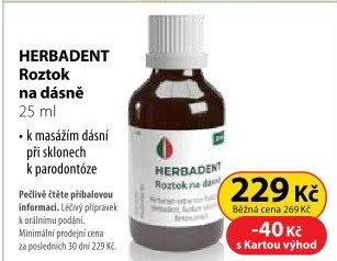 Roztok na dásně Herbadent