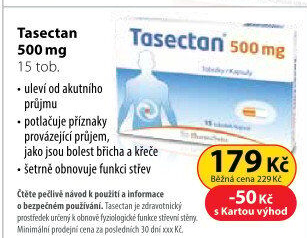Tobolky proti průjmu Tasectan
