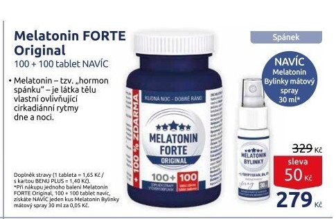 Doplněk stravy Melatonin Forte