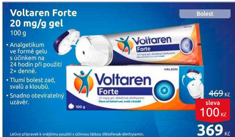 Gel proti bolesti Voltaren Forte