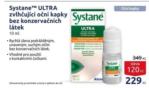 Kapky oční zvlhčující Ultra Systane Alcon