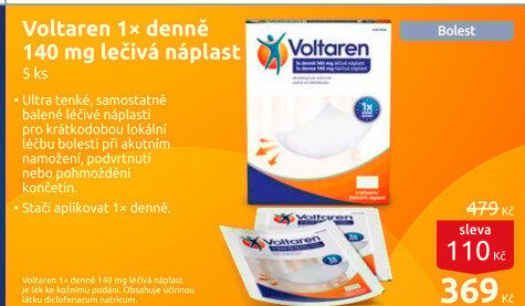 Náplasti léčivé Voltaren