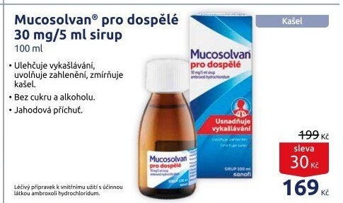 Sirup proti kašli Mucosolvan