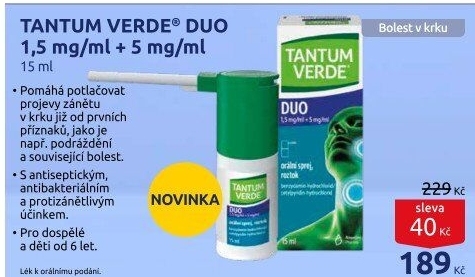 Sprej do krku Duo Tantum Verde