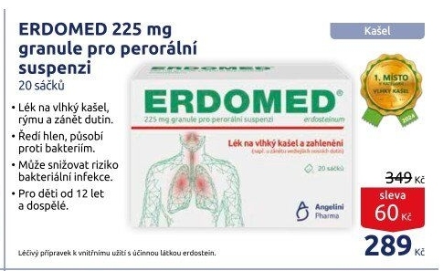 Suspenze na vlhký kašel Erdomed