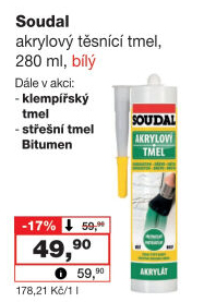 Akrylový tmel Soudal