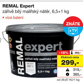 Malířský nátěr Expert Remal