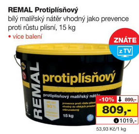 Malířský protiplísňový nátěr Remal