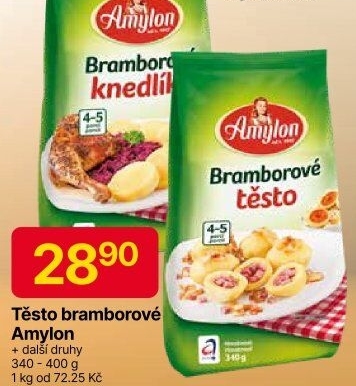 Bramborové těsto v prášku Amylon
