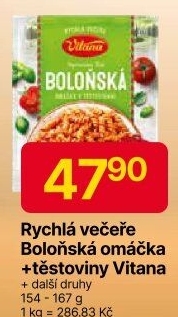 Jídla instantní Rychlá večeře Vitana