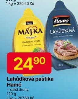 Paštika lahůdková Hamé