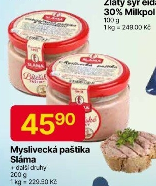 Paštika myslivecká Sláma