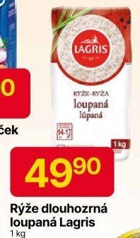 Rýže dlouhozrnná Lagris