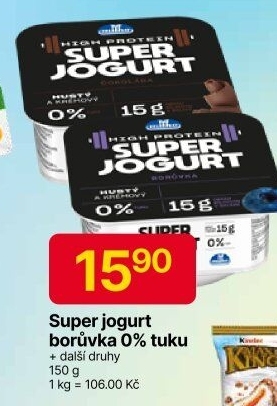 Super jogurt ochucený High protein 0% Milko