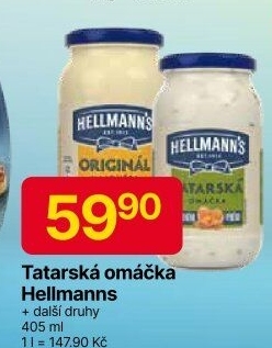 Tatarská omáčka Hellmann'