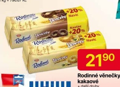 Věnečky Rodinné Sedita