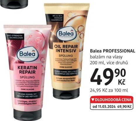 Balzám na vlasy Professional Balea
