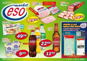 akční leták ESO MARKET 5.3.2025-16.3.2025