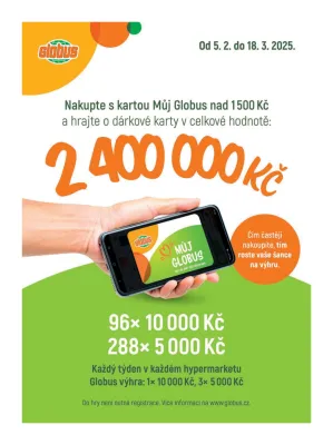 akční leták Globus 5.3.2025-11.3.2025