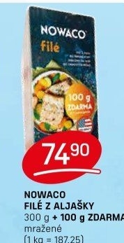 Filé z Aljašky mražené Nowaco