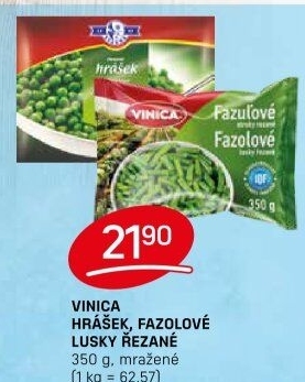 Hrášek mražený Vinica