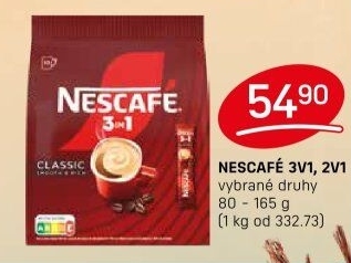 Instantní káva porcovaná 2v1 Nescafé