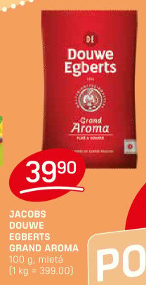 Mletá káva Grand Aroma Douwe Egberts