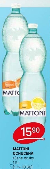 Ochucená voda Mattoni