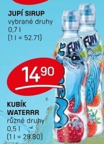 Ochucená voda Waterrr Kubík