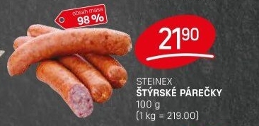 Párečky štýrské Steinex