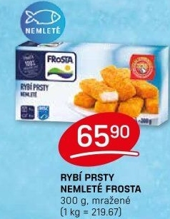 Rybí prsty nemleté mražené Frosta