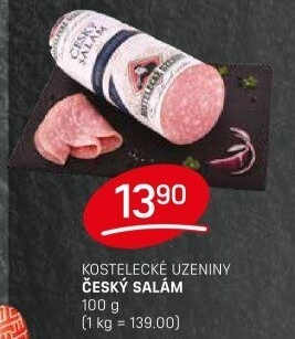 Salám český Kostelecké uzeniny