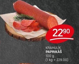 Salám Paprikáš Krahulík