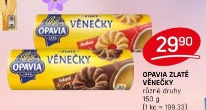 Věnečky Zlaté Opavia