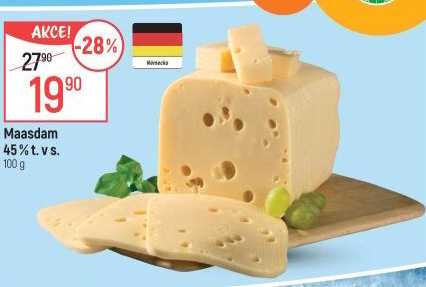 Sýr Maasdamer 45%