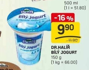 Bílý jogurt Dr.Halíř