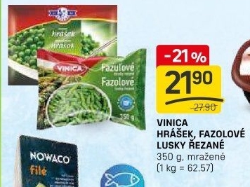 Hrášek mražený Vinica