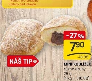 Kobliha s náplní