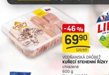 Kuřecí stehenní řízky Vodňanské kuře