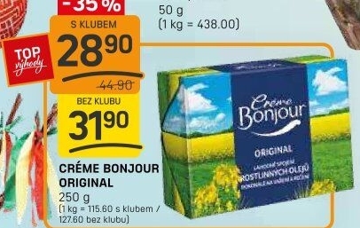 Margarín Créme Bonjour Rama